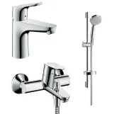 Набір прихованого монтажу для ванни Hansgrohe Focus(31607000 + 27772000 + 31945000 + 01800180)
