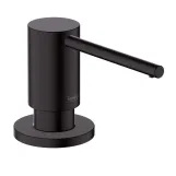 Набор для кухни Hansgrohe, гранитная мойка S520-F480 + смеш. Focus M41, дозатор A41, черный графит-черный матовый Фото - 3