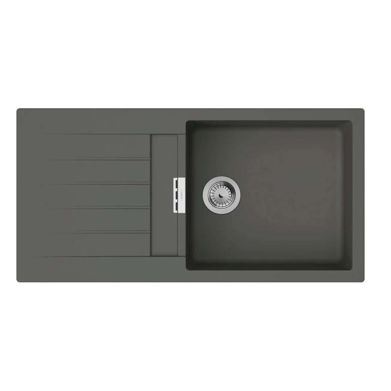 Набір для кухні Hansgrohe , гранітна мийка S520-F480 + зміш. Focus M41, сірий камінь-сталь Фото - 1