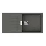 Набір для кухні Hansgrohe , гранітна мийка S520-F480 + зміш. Focus M41, сірий камінь-сталь Фото - 1