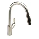 Набір для кухні Hansgrohe , гранітна мийка S520-F480 + зміш. Focus M41, сірий камінь-сталь Фото - 2