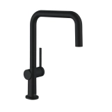Набор для кухни Hansgrohe, гранитная мойка S520-F510 + смеситель. Talis M54, черный графит-черный матовый Фото - 2