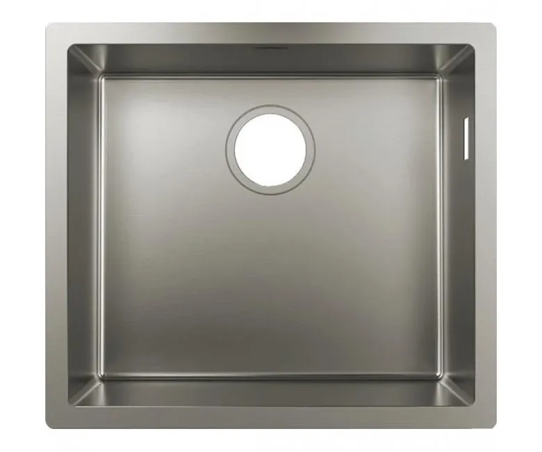 Мойка кухонная Hansgrohe Combi S71, нерж.сталь, прямоугольник, без крыла, 500x450x185мм, чаша - 1, врезная/под столешницу