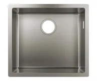 Мойка кухонная Hansgrohe Combi S71, нерж.сталь, прямоугольник, без крыла, 500x450x185мм, чаша - 1, врезная/под столешницу