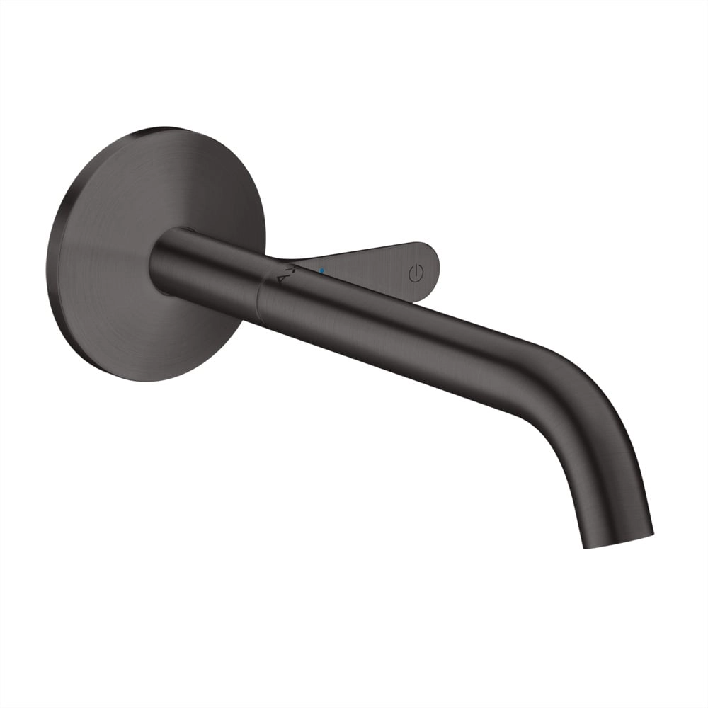 Змішувач для умивальника Hansgrohe AXOR ONE Select , вилив 220мм, шліфованний чорний хром