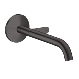 Змішувач для умивальника Hansgrohe AXOR ONE Select , вилив 220мм, шліфованний чорний хром
