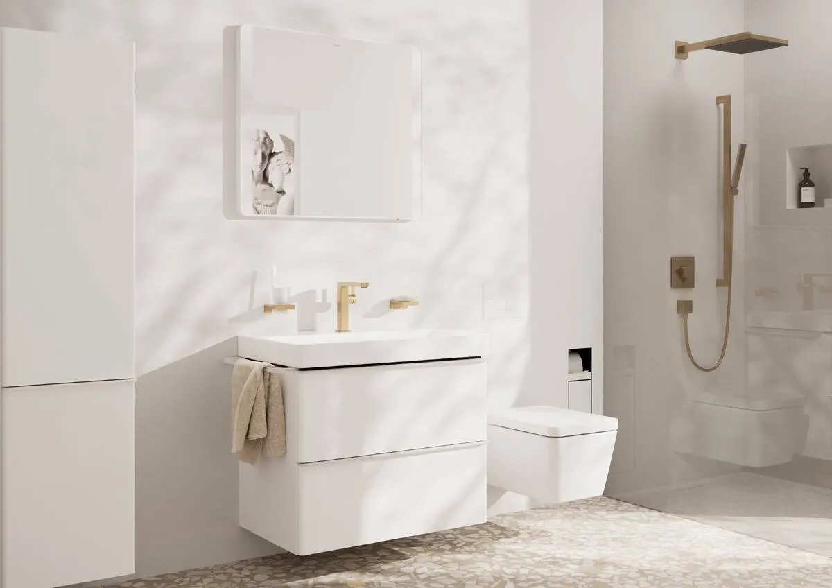 Дзеркало Hansgrohe XARITA Q  80*70см з вертикальним LED подсвічуванням Фото - 3