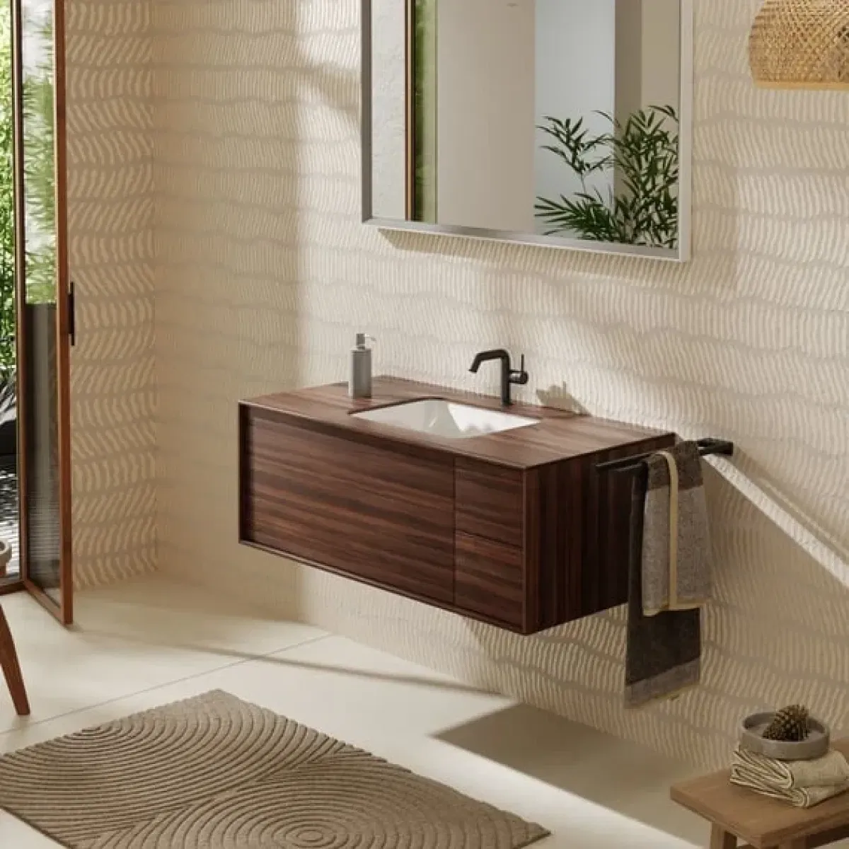 Умивальник вбудований Hansgrohe XUNIVA Q 45*35см без отв, з переливом Фото - 2