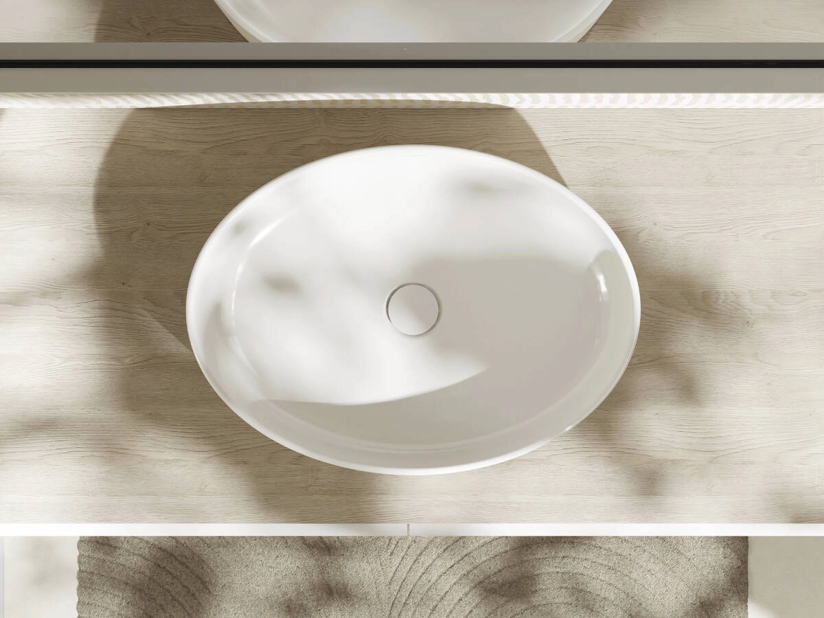 Умывальник Hansgrohe XUNIVA D 55*40см без отв, без перелива Фото - 1