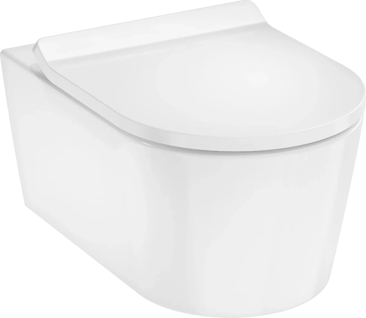Унітаз підвісний Hansgrohe ELU PURA S 54*36,6см AquaHelix Flush, HygieneEffect, в комплекте з сиденням Slim з функцією SoftClose and QuickRelease
