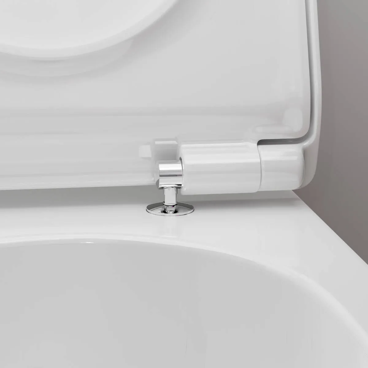 Унітаз підвісний Hansgrohe ELU PURA S 54*36,6см AquaHelix Flush, HygieneEffect, в комплекте з сиденням Slim з функцією SoftClose and QuickRelease Фото - 5