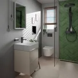 Унітаз підвісний Hansgrohe ELU PURA S 54*36,6см AquaHelix Flush, HygieneEffect, в комплекте з сиденням Slim з функцією SoftClose and QuickRelease Фото - 10