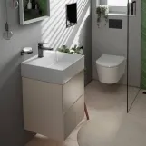 Унітаз підвісний Hansgrohe ELU PURA S 54*36,6см AquaHelix Flush, HygieneEffect, в комплекте з сиденням Slim з функцією SoftClose and QuickRelease Фото - 11