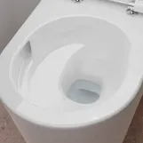 Унітаз підвісний Hansgrohe ELU PURA S 54*36,6см AquaHelix Flush, HygieneEffect, в комплекте з сиденням Slim з функцією SoftClose and QuickRelease Фото - 1