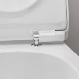 Унітаз підвісний Hansgrohe ELU PURA S 54*36,6см AquaHelix Flush, HygieneEffect, в комплекте з сиденням Slim з функцією SoftClose and QuickRelease Фото - 5