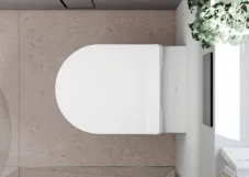 Унітаз підвісний Hansgrohe ELU PURA S 54*36,6см AquaHelix Flush, HygieneEffect, в комплекте з сиденням Slim з функцією SoftClose and QuickRelease Фото - 7