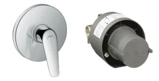 Смеситель для душа Hansgrohe NOVUS, скрытая часть смесителя