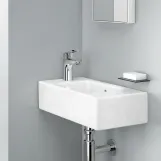 Змішувач для умивальника Hansgrohe Logis Loop 100 одноважiльний, зі зливним гарнітуром, хром Фото - 2