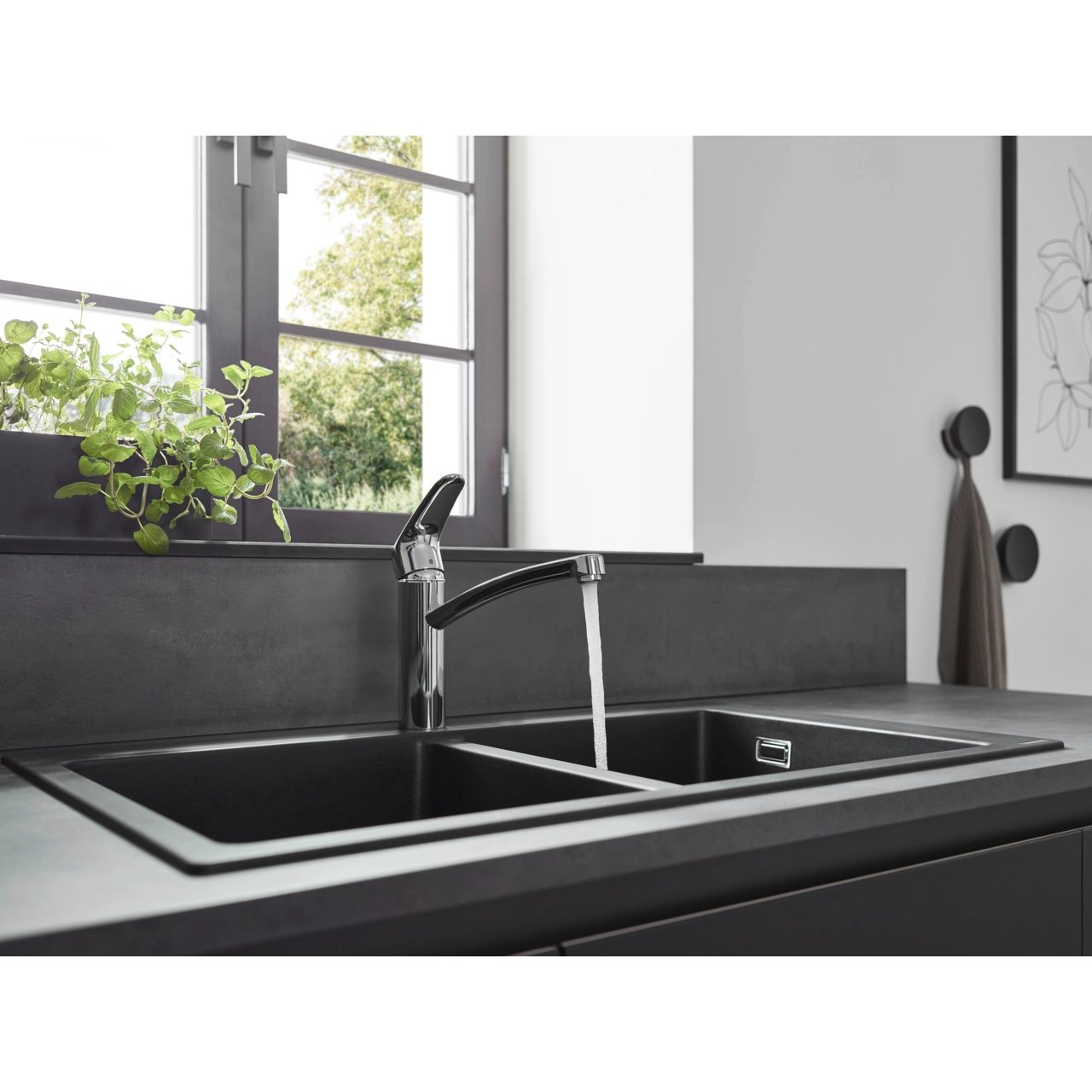 Змішувач для кухні Hansgrohe Focus M42 217мм, хром (71806000) Фото - 3