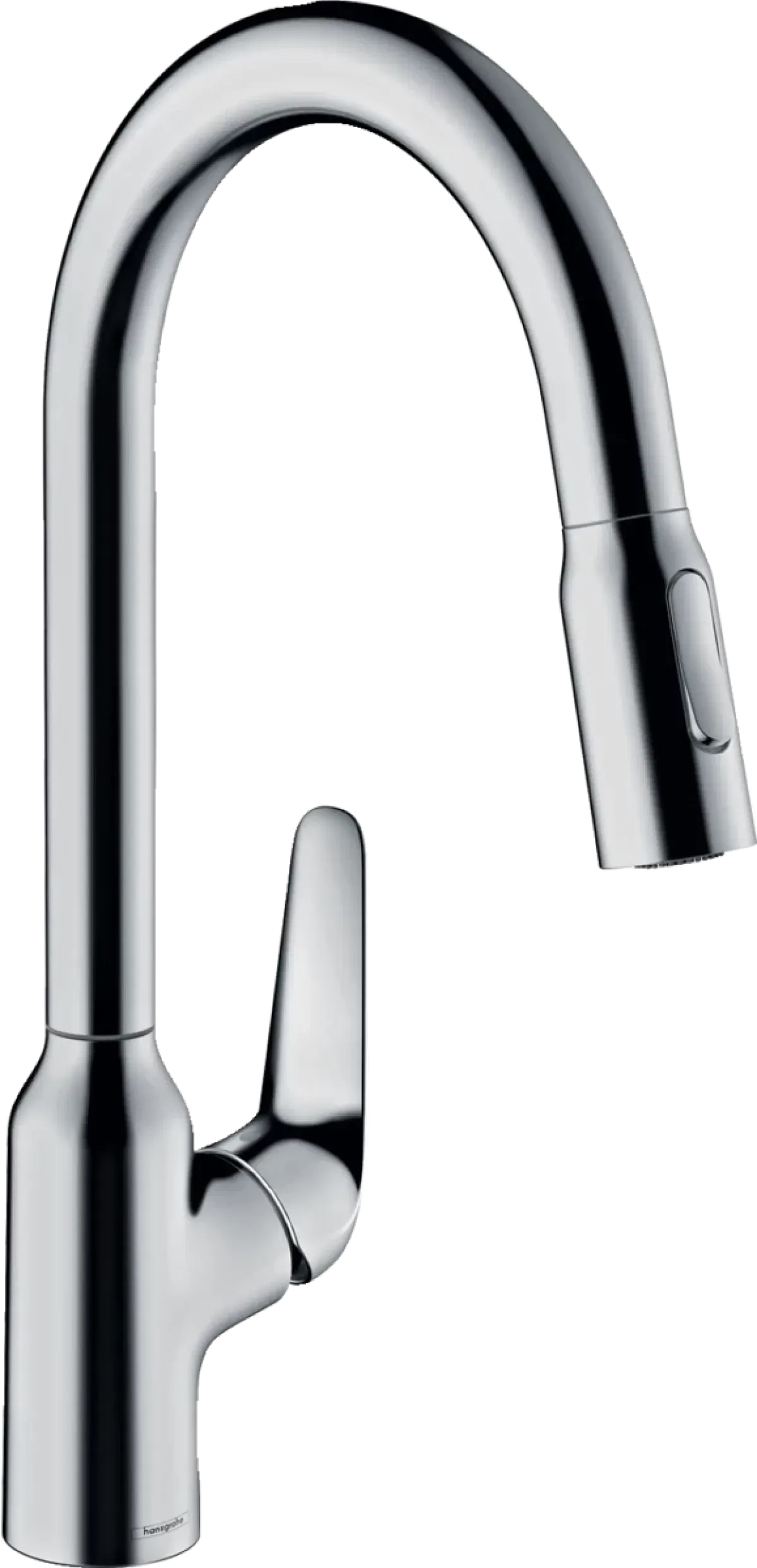 Змішувач одноважільний для кухні Hansgrohe Focus M42 з витяжним виливом (71820000)
