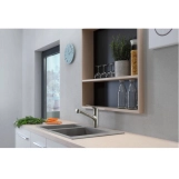 Смеситель для кухни Hansgrohe Focus M42 225мм, сталь (71829800) Фото - 2