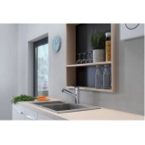 Смеситель для кухни Hansgrohe Focus M42 225мм, сталь (71829800) Фото - 5
