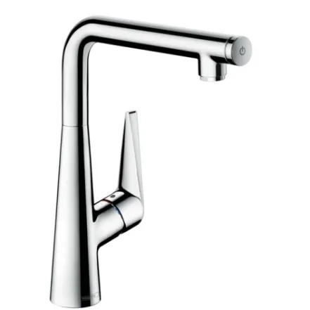 Смеситель для кухни Hansgrohe Talis Select S, однорычажный с кнопкой управления, нержавеющая сталь