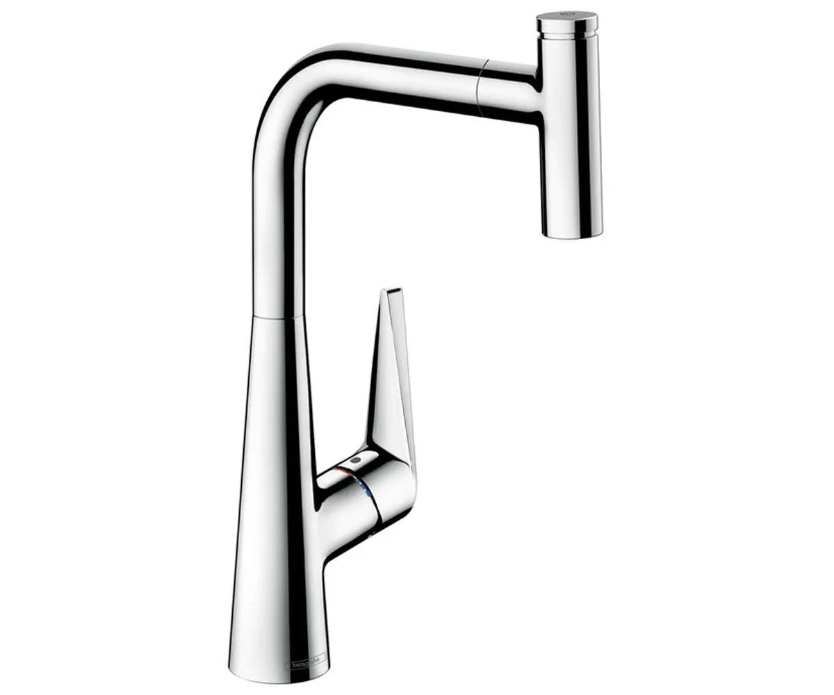 Змішувач для кухні Hansgrohe Talis Select S 300, одноважільний, з висувним виливом