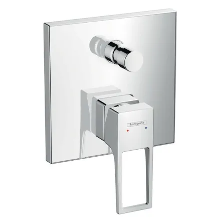 Смеситель для ванны Hansgrohe Metropol однорычажный с дугообразной ручкой, скрытый монтаж, хром