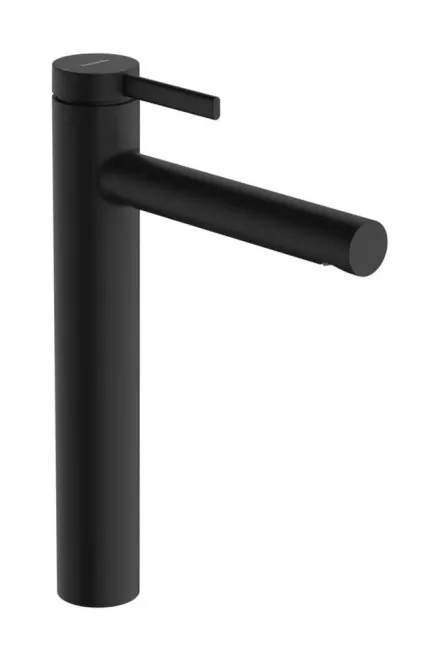 Змішувач для умивальника Hansgrohe ZESIS S 230, одноважільний, CoolStart зі сливним гарнітуром, чорний матовий
