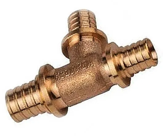 Тройник редукционный HEAT-PEX Evolution (латунь) d20 х 20 х 16 мм