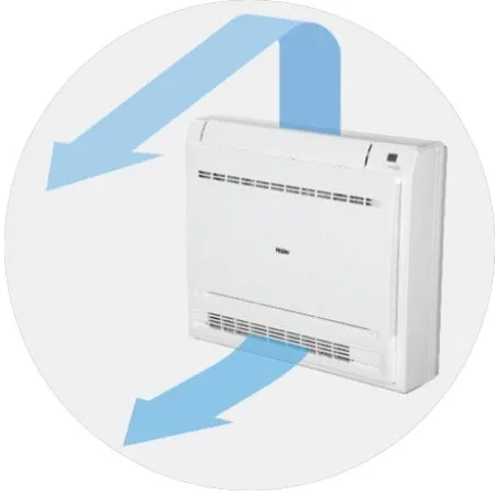 Напольный кондиционер консольного типа Haier AF35S2SD1FA(H) Wi-Fi + UVC +Self-Сlean/1U35MEHFRA-1 outdoor (Flexis) Фото - 3