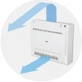 Напольный кондиционер консольного типа Haier AF35S2SD1FA(H) Wi-Fi + UVC +Self-Сlean/1U35MEHFRA-1 outdoor (Flexis) Фото - 3