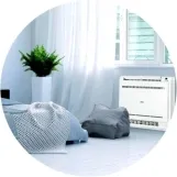 Напольный кондиционер консольного типа Haier AF35S2SD1FA(H) Wi-Fi + UVC +Self-Сlean/1U35MEHFRA-1 outdoor (Flexis) Фото - 4
