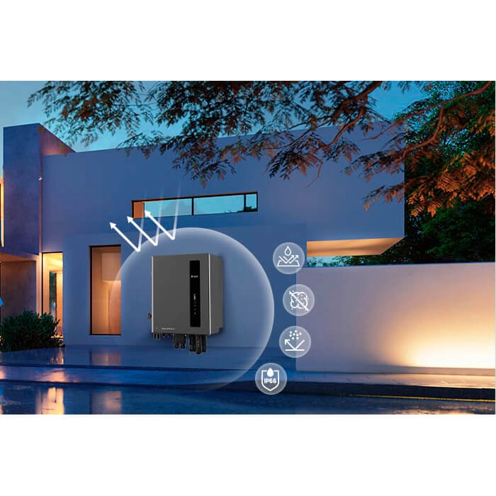 Гібридний інвертор Haier H1PL-1J6K-EU 6 kW/48V (1 фаза) Фото - 2
