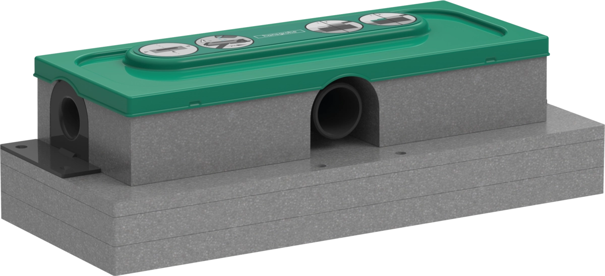 Скрытая часть Hansgrohe для каналов uBox universal ø40 (01000180)