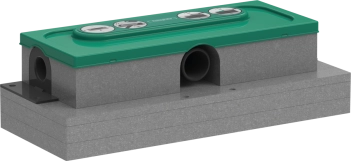 Скрытая часть Hansgrohe для каналов uBox universal ø40 (01000180)