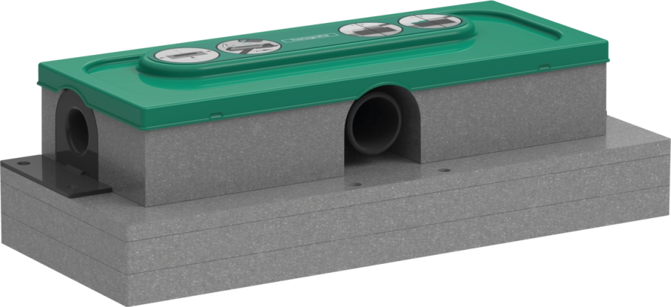 Прихована частина Hansgrohe для каналів uBox universal ø40 (01000180)