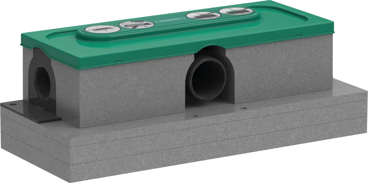 Скрытая часть Hansgrohe для каналов uBox universal ø50 (01001180)