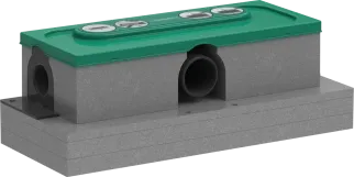 Скрытая часть Hansgrohe для каналов uBox universal ø50 (01001180)