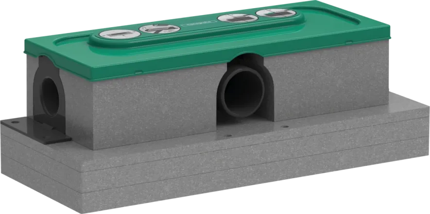 Прихована частина Hansgrohe для каналів uBox universal ø50 (01001180)
