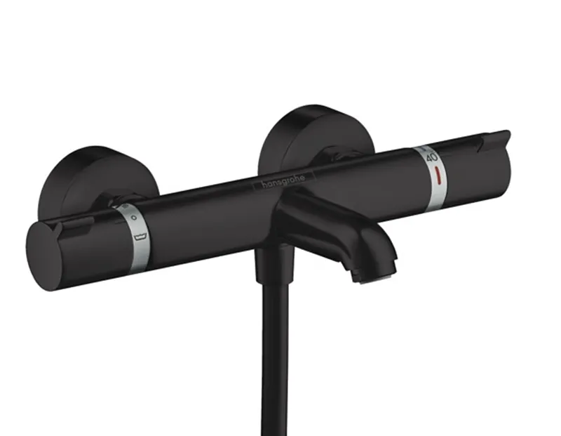 Термостат для ванни зовнiшнього монтажу Hansgrohe Ecostat Comfort, матовий чорний