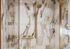 Змішувач із термостатом для душу Hansgrohe Ecostat, бронза (13116140) Фото - 1