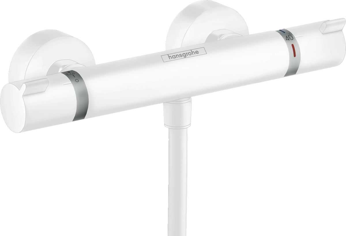 Термостат для душа Hansgrohe Ecostat, белый матовый (13116700)