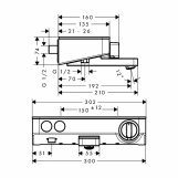Термостат для ванни Hansgrohe Shower Tablet Select  Фото - 3