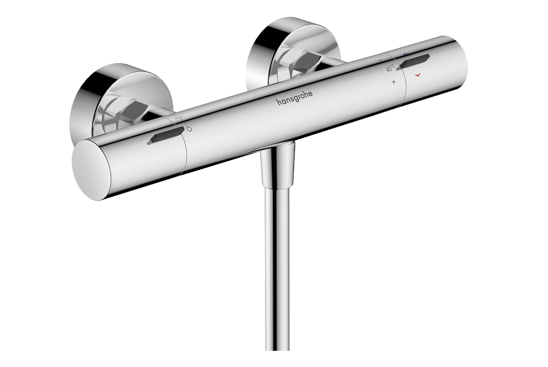 Термостат для душа наружного монтажа Hansgrohe ECOSTAT FINE, хром
