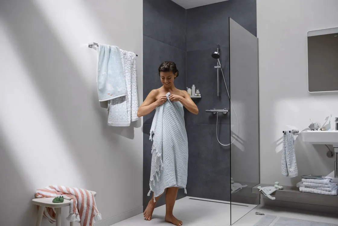 Термостат для душу зовнішнього  монтажу Hansgrohe ECOSTAT FINE, хром Фото - 2