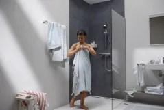 Термостат для душу зовнішнього  монтажу Hansgrohe ECOSTAT FINE, хром Фото - 2