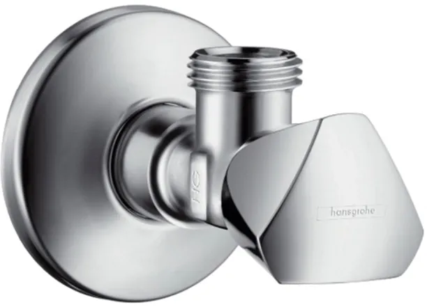 Вентиль угловой Hansgrohe 1/2x1/2, хром (13903000)