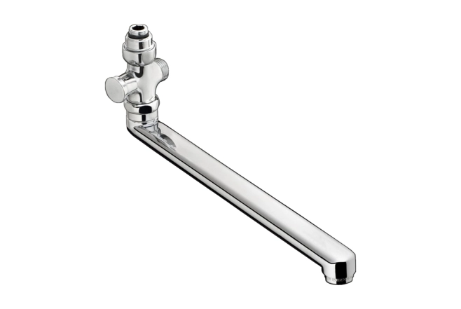 Вилив для ванни Hansgrohe довгий поворотний 30 см, хром (14495000)